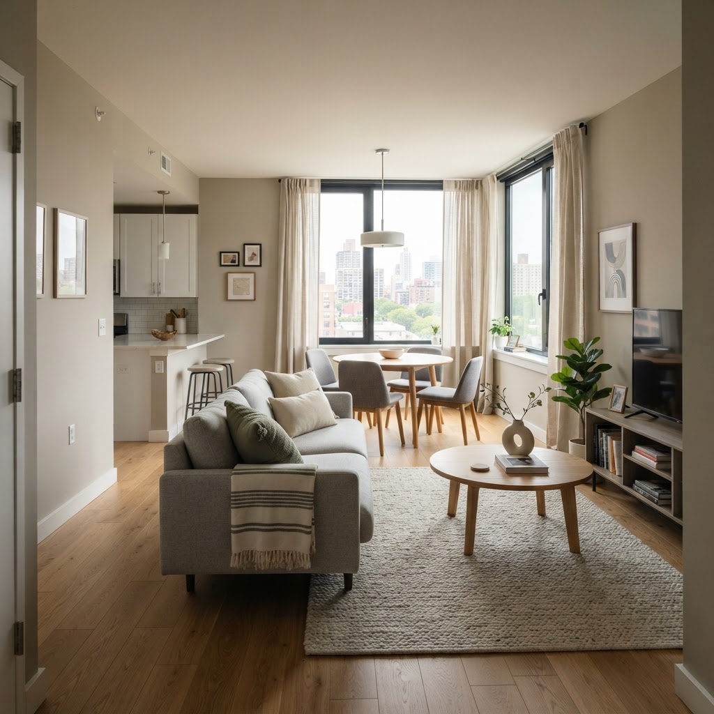Interior of a professionally managed and maintained apartment